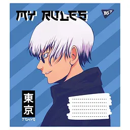 Набір зошитів Yes Anime A5 в клітинку 36 листів 15 шт. - мініатюра 2