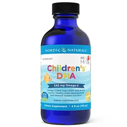 Жирні кислоти Children's DHA 530 mg, 119 мл - полуниця Nordic Naturals fit0013095