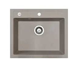 Кухонна мийка Adamant PRIZMA terra 590x495x200 мм, без крила 59 см