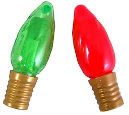 Льодяник-лампочка Lighted Christmas Light Bulb Lolli Candy Pops 1шт, 12г - мініатюра 2