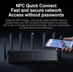Роутер Wi-Fi 7 Xiaomi BE7000 RC06 DVB4359CN 7000 mbit/s + перехідник - мініатюра 9