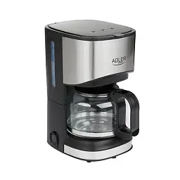Кавоварка крапельна кавоварка Adler AD 4407 підігрівна платформа стильна Польща 0.7 л 550 Вт - мініатюра 2