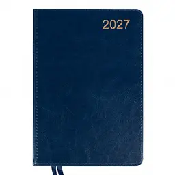 Щоденник діловий Leo Planner 2027 City А5 твердий 368 сторінок синій (252752)