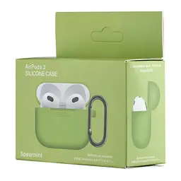 Чохол Silicone Case 1,2mm for AirPods 3 Spearmint - мініатюра 2