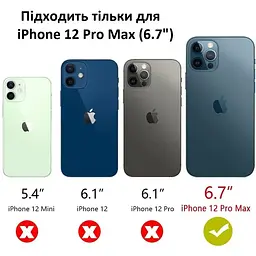 Оригінальний протиударний чохол Gear4 Crystal Palace MagSafe для iPhone 12 Pro Max (6.7") Clear (702007476) - мініатюра 10