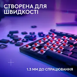 Клавіатура Logitech G515 TKL Lightspeed Tactile Bluetooth UA Black (920-012538) - мініатюра 3