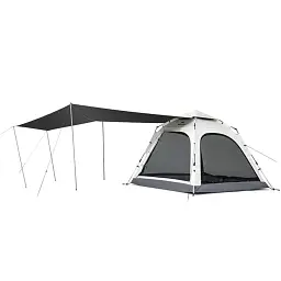 Намет Naturehike тримісний автоматичний із тентом Ango CNK2550WS01 L, сірий (6975641888321)