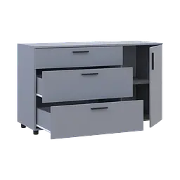 Комод Doros Торн Сірий 3Ш/1Д 135х51.6х80 (41510183) - мініатюра 10