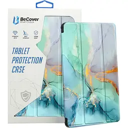 Чохол-книжка BeCover Soft Edge TPU з кріпленням для стілусу для Xiaomi Redmi Pad SE 8.7" Green Marble (712574) - мініатюра 5