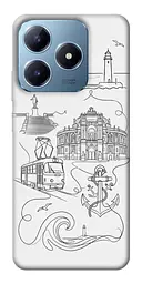 TPU чохол Demsky Odesa spirit для Realme C63 4G