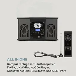 Програвач вінілу Auna NR-620 DAB (10033712) - мініатюра 2