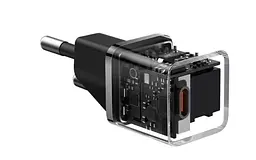 Мережевий зарядний пристрій Baseus GaN5 Fast Charger (mini) 1C 20W Black (CCGN050101) - мініатюра 3