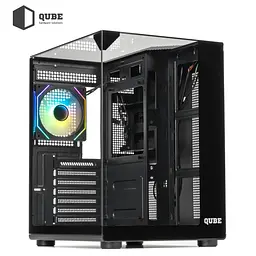 Корпус QUBE AQUARIUM ARGB Black (AQUARIUM_GBNU3) - мініатюра 2