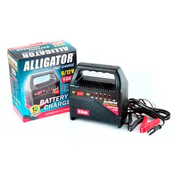 Зарядний пристрій АКБ Alligator 6/12V, 6А(AC802)
