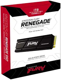 Накопичувач SSD Kingston M.2 1TB PCIe 4.0 Fury Renegade + радіатор teh0014749 - мініатюра 3