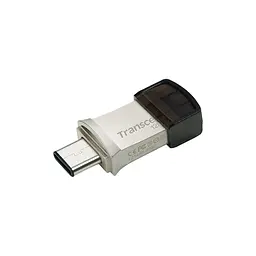 USB флеш накопичувач Transcend 128GB JetFlash 890 Silver USB 3.1/Type-C (TS128GJF890S) - мініатюра 2