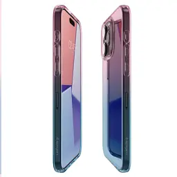 Чохол Spigen Liquid Crystal Gradation Pink для iPhone 15 Pro (ACS06700) - мініатюра 7