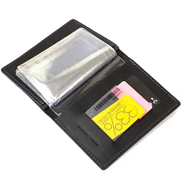 Шкіряна обкладинка для документів GRANDE PELLE 10,5х14х2 см acs0018516 - мініатюра 6