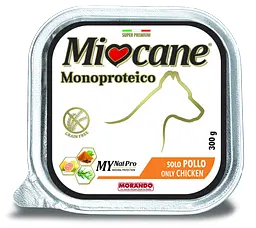 Вологий корм для собак Morando MioCane Monoproteico 100% курка 300 г х 12 шт.