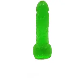 Крафтове мило-член із присоскою Чистий Кайф Green Size S - мініатюра 2