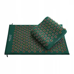 Килимок акупунктурний 4FIZJO Eco Mat XL Аплікатор Кузнєцова з подушкою 72 x 42 см 4FJ0382 Navy Green/Gold (P-5907739315076) - мініатюра 7