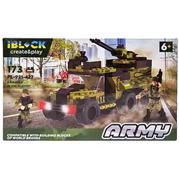 Конструктор дитячий Армія, 4 види (Вигляд 2) IBLOCK 14х23х4,5 см det0013279