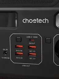 Зарядна станція Choetech переносна 300W 276Wh - мініатюра 3