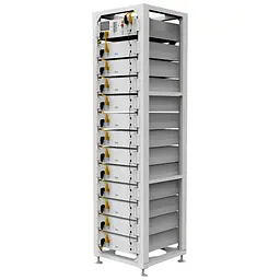 Стійка 19" 60кВт (3U х 12+1місць) для BOS-GM5.1-серії Deye 3U-HRACK (складова комплекту) - мініатюра 3