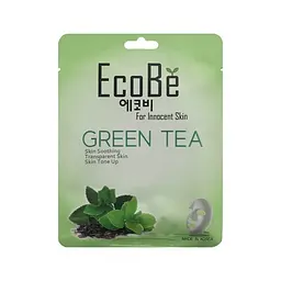 Тканинна маска для обличчя EcoBe Green Tea Mask