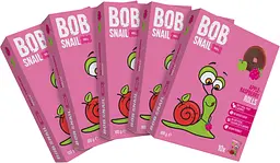 Набір фруктових цукерок Bob Snail Яблучно-Малинові (5 шт. х 100 г) - мініатюра 2