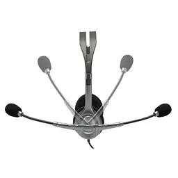 Комп'ютерна гарнітура Logitech H110 Silver (981-000271) - мініатюра 4