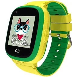Смарт-годинник Canyon Sunny KW-48 Video 4G GPS Games Music Yellow/Green (CNE-KW48YG) - мініатюра 1