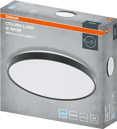 Osram Світильник накладний CEILING LUXO 36Вт 6500К чорний - мініатюра 5
