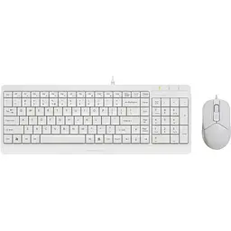 Комплект (Клавіатура та миша) A4Tech F1512 Fstyler USB White (F1512 (White))