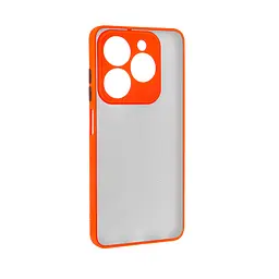 Чехол-накладка для TECNO Spark 20C (BG7n)/20 (KJ5n), Frosted Matte, красный, противоударный чехол с защитой всего корпуса, термополиуретан TPU + поликарбонат PC, ArmorStandart (ARM73585)
