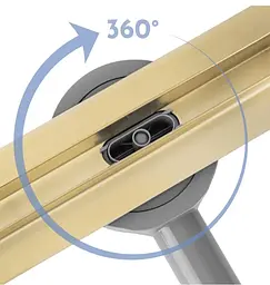 Душовий канал Rea Neox Slim Pro 100 см brushed gold REA-G6990 - мініатюра 2