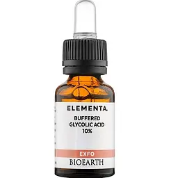 Сироватка для обличчя Bioearth Elementa Exfo Buffered Glycolic Acid 10% 15 мл