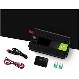 Перетворювач напруги інвертор Green Cell 12V на 230V 1000W/2000W чиста синусоїда - мініатюра 3