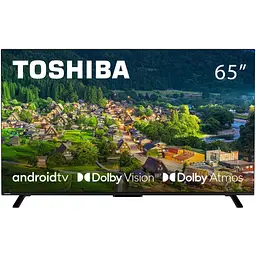 Телевізор TV 65 Toshiba 65UA2363DG 4K UHD/LED/T2/Android 11/2 x 12W/Dolby Digital/HDMI/Wi-Fi/VESA 400 x 200 M4 (65UA2363DG)