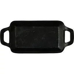 Чавунна мініформа з серверовочною дошкою MasterPro Foodies cook&share 17x10 см (BGMP-3807-EM) - мініатюра 6