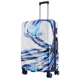 Валіза Semi Line 28" (L) White/Blue Print (T5653-3)