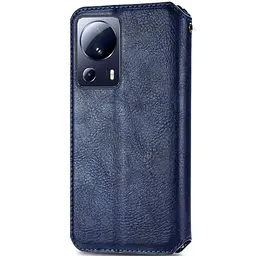 Шкіряний чохол-книжка GETMAN Cubic (PU) для Xiaomi 13 Lite Синій - мініатюра 2