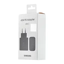 Зарядний пристрій - блок адаптер Samsung TA845 45W Hc (OEM) чорний - мініатюра 2