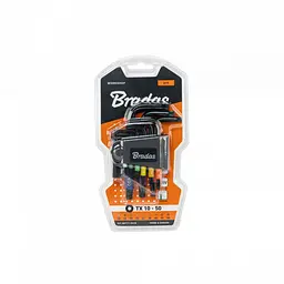 Набір ключів Bradas TORX TX 10-50 9 шт короткі (DIY-HKT71-SH/B) - мініатюра 2
