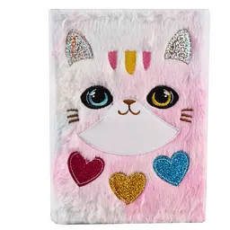 Блокнот пухнастий Kitten А5 80 арк. в асортименті
