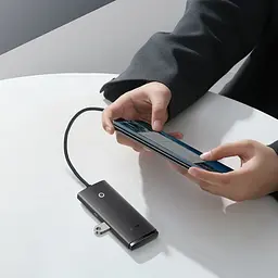 USB-хаб Baseus Lite Series 4-in-1 USB-C HUB (WKQX030301) [158360] - мініатюра 9