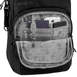 Рюкзак для старшої школи Kite Education teens 2578L Fearless Чорний (K26-2578L) - мініатюра 11