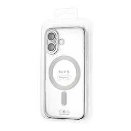 Чохол Ductil Metallic Edge with MagSafe (Protected Camera & Lens) iPhone 16 Silver - мініатюра 2