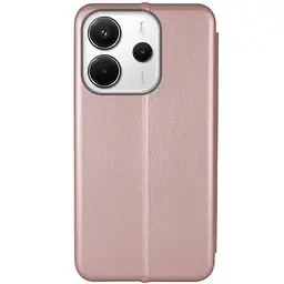 Шкіряний чохол-книжка Classy для Xiaomi Redmi Note 14 4G (Int. version) Rose Gold - мініатюра 2