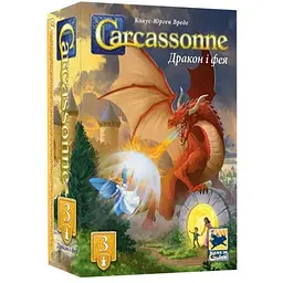 Настільна гра Feelindigo Каркасон: Дракон та Фея (Carcassonne: The Princess and the Dragon) (укр.) (FI25068)
